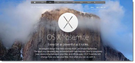 快速跟进 苹果注册OS X Yosemite商标专利